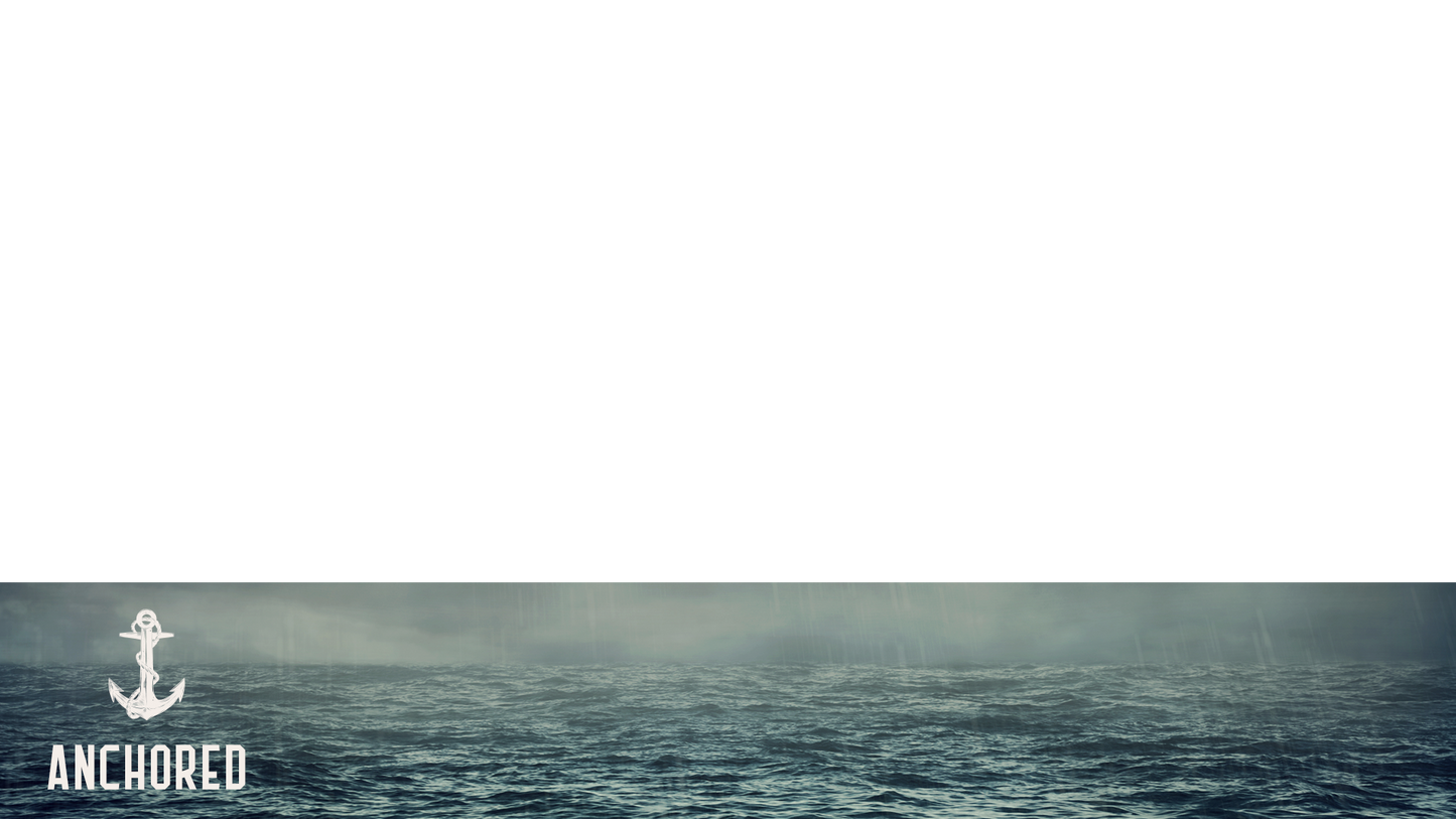Anchored - Faith, Hope, and Love, No Matter the Storm